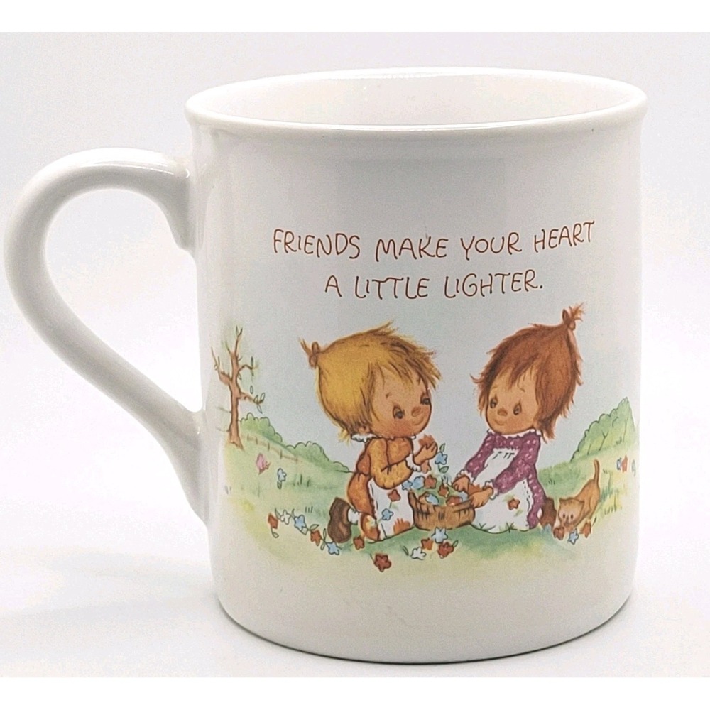 VTG Hallmark Mug Mates Betsey Clark 1983‎ Friends 9oz Mug Japan